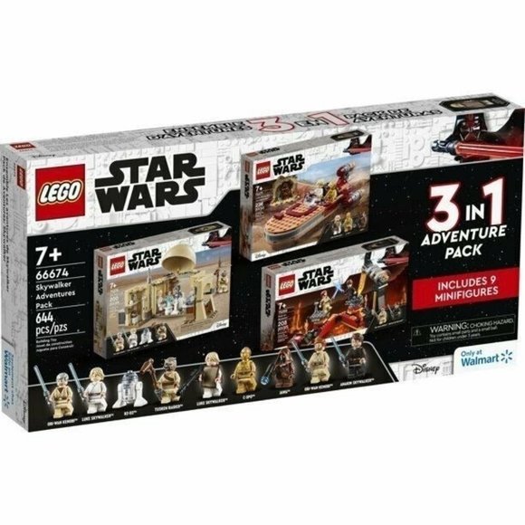 LEGO Star Wars - Skywalker Adventures Pack 66674- 3 in 1 adventure Pack - Picture 2 of 4